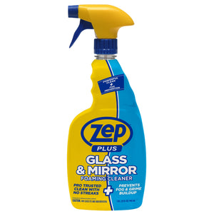 Zep Plus Glass & Mirror Foaming Cleaner - 32 Fl. Oz.