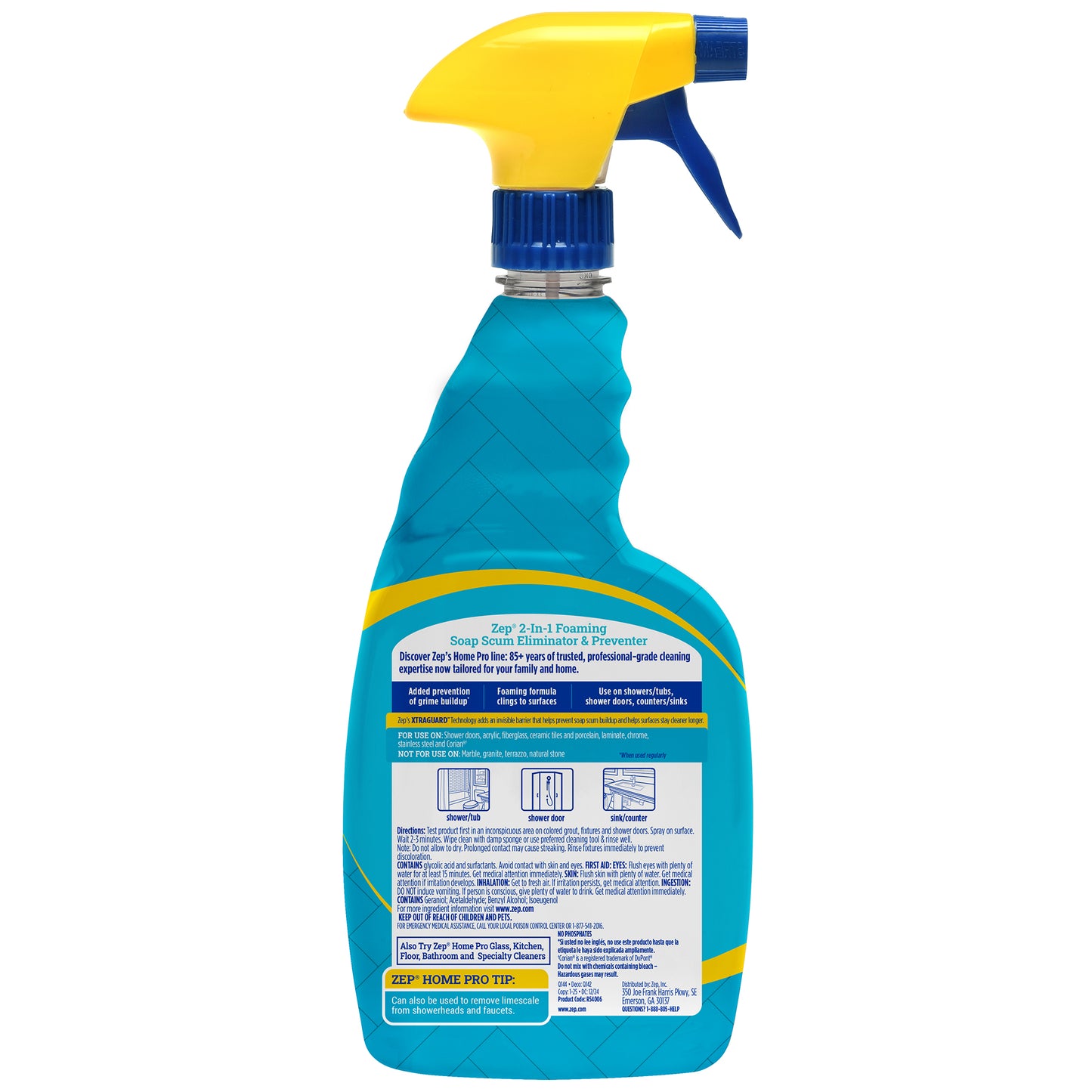 Zep Home Pro® 2n1 Soap Scum Eliminator & Grime Preventer