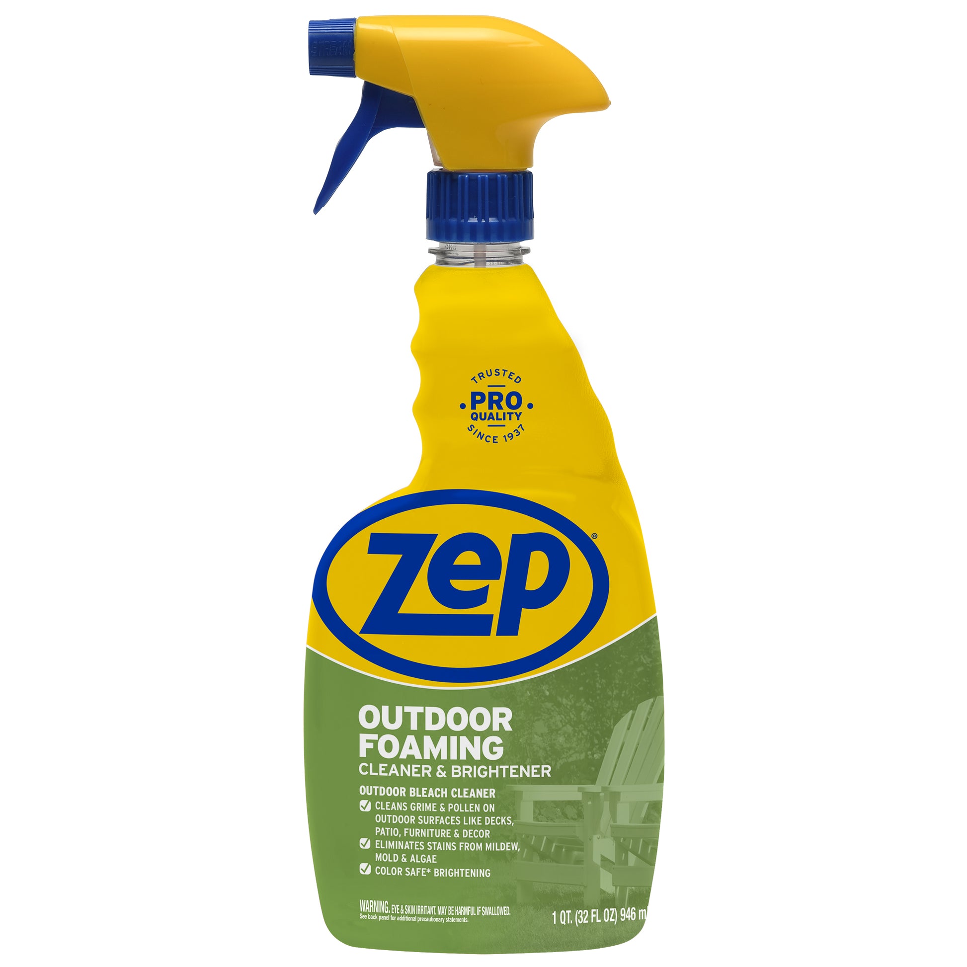 is zep house and siding cleaner safe for plants Zep Outdoor Foaming Cleaner & Brightener - Outdoor Bleach Cleaner