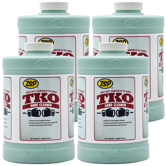 Zep TKO Hand Cleaner - Scrubs Away Tough Soils - 1 qt