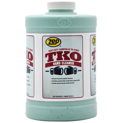 Zep TKO Hand Cleaner - Scrubs Away Tough Soils - 1 qt
