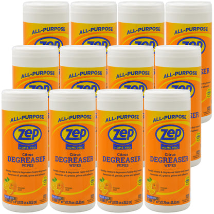 Zep Home Pro Citrus Degreaser Wipes 50 ct.