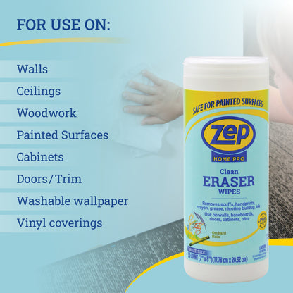 Zep Home Pro Clean Eraser Wipes 50 ct.