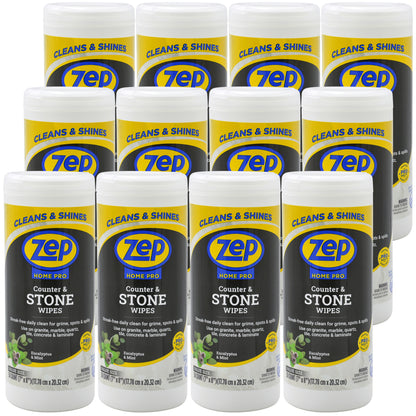 Zep Home Pro Counter & Stone Wipes 50 ct.