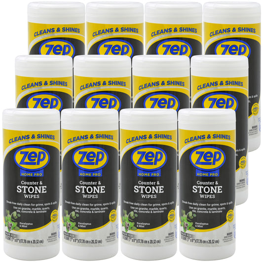 Zep Home Pro Counter & Stone Wipes 50 ct.