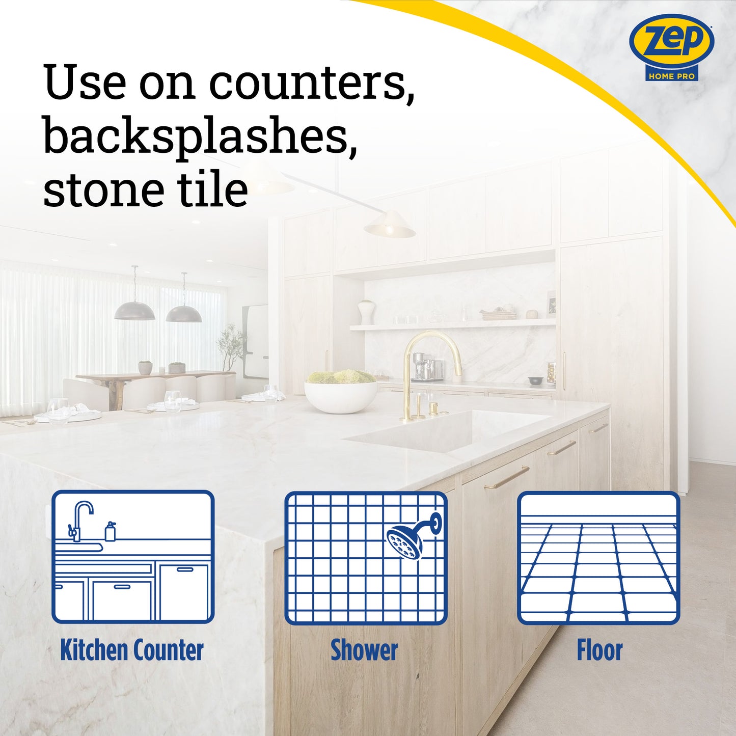 Zep Home Pro Counter & Stone Wipes 50 ct.