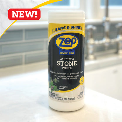 Zep Home Pro Counter & Stone Wipes 50 ct.