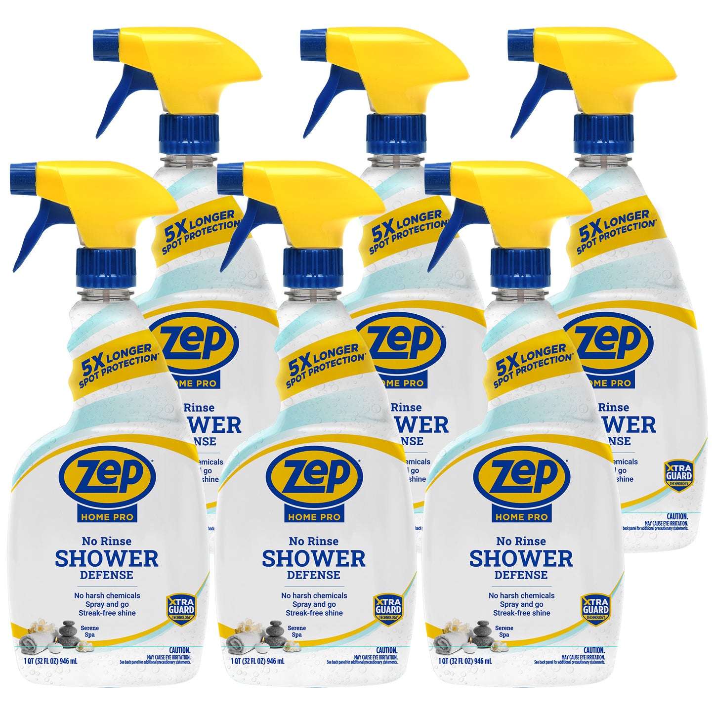 Zep Home Pro No-Rinse Shower Defense Cleaner with XtraGuard Technology - 32 Fl. Oz.
