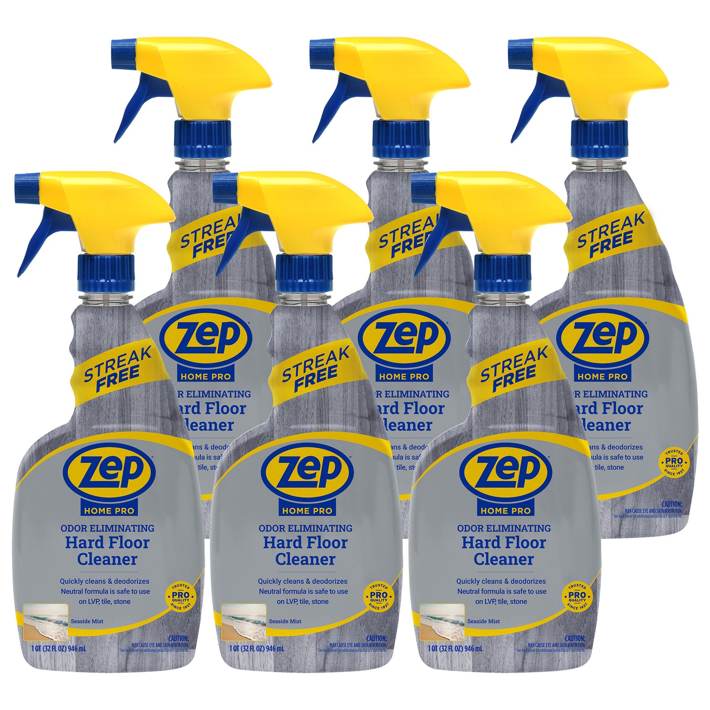 Zep Home Pro Odor Eliminating Hard Floor Cleaner - Quick-drying and Streak-free  Floor Cleaner- 32oz