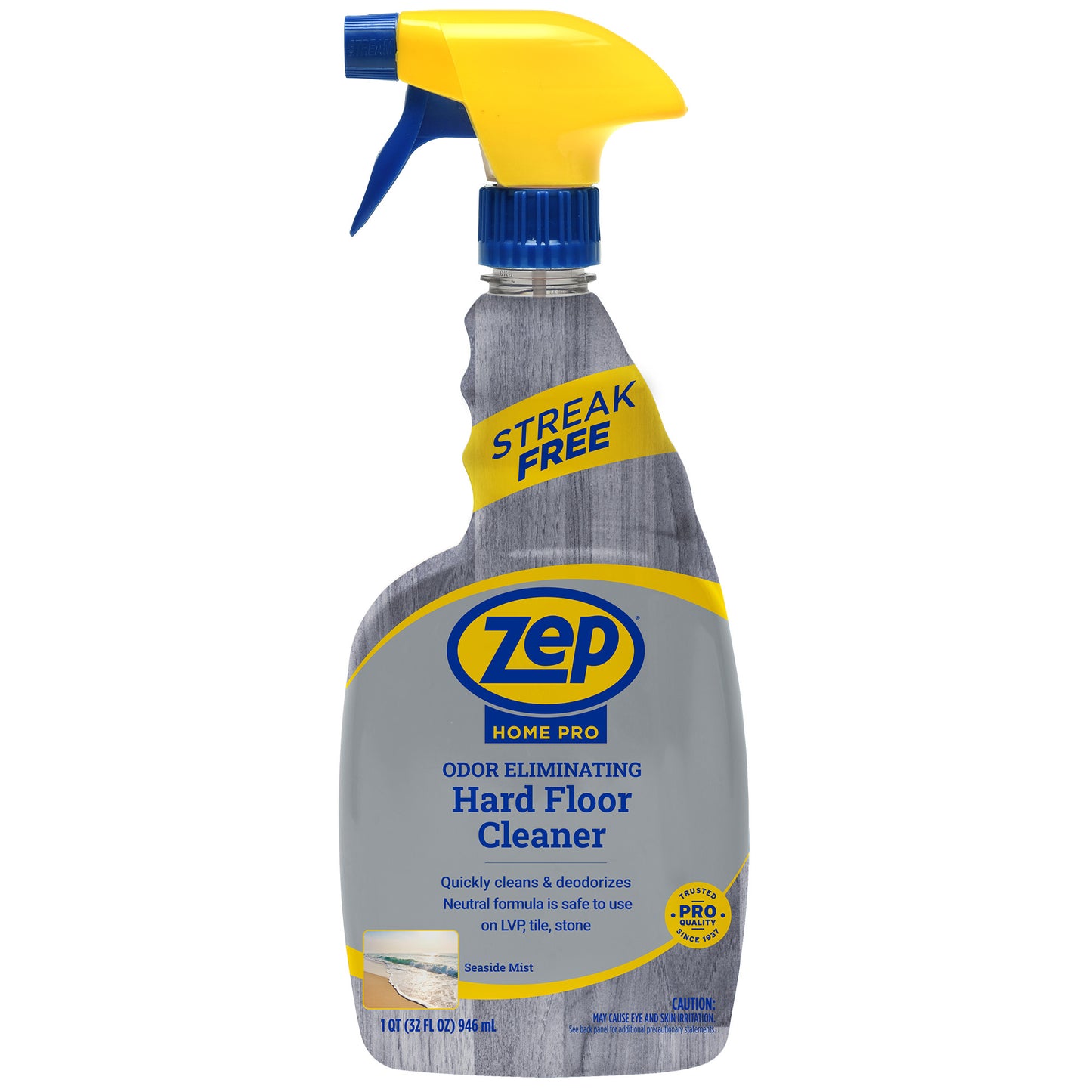 Zep Home Pro Odor Eliminating Hard Floor Cleaner - Quick-drying and Streak-free  Floor Cleaner- 32oz