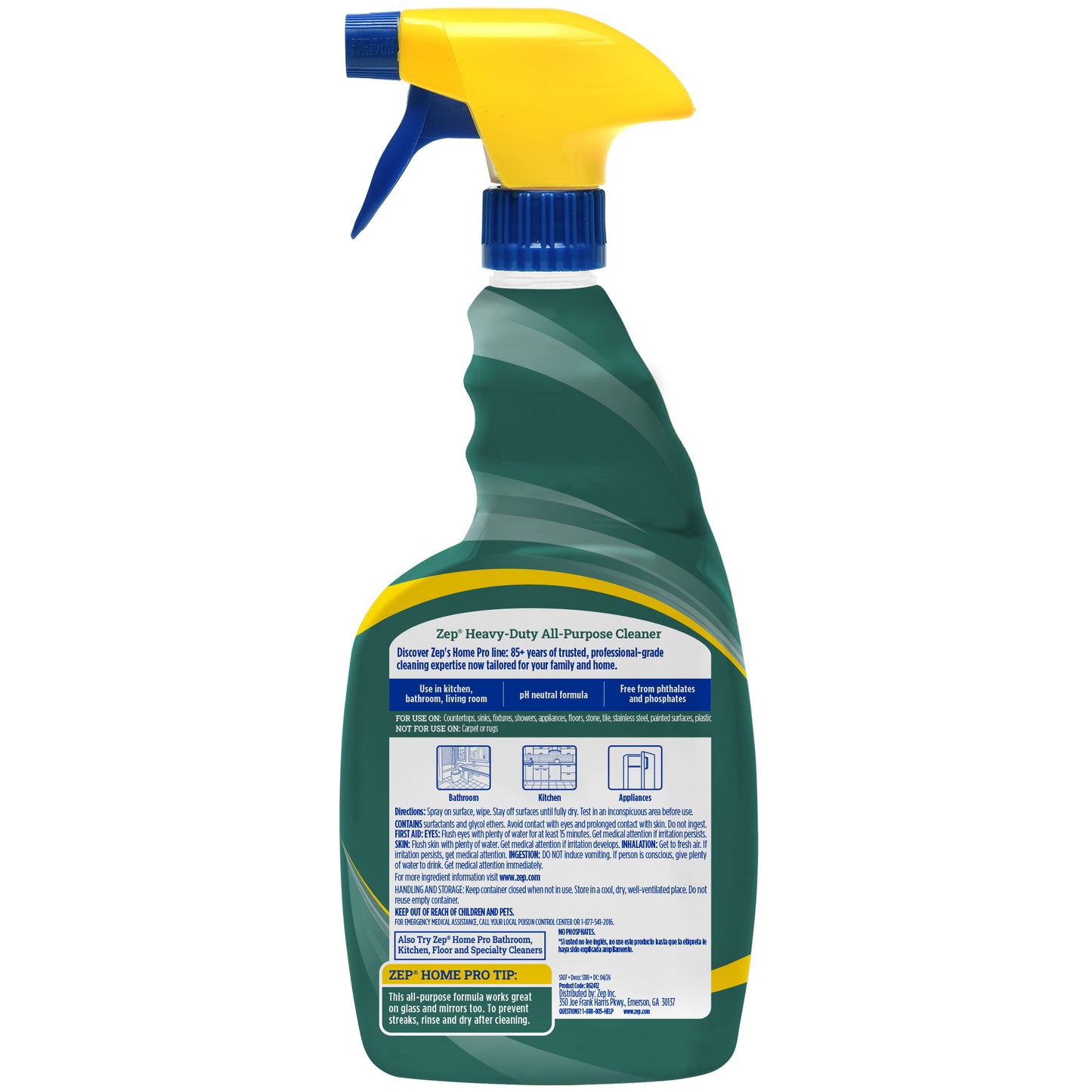 Zep Home Pro Heavy-Duty All-Purpose Cleaner - Frasier Frost - 32 oz