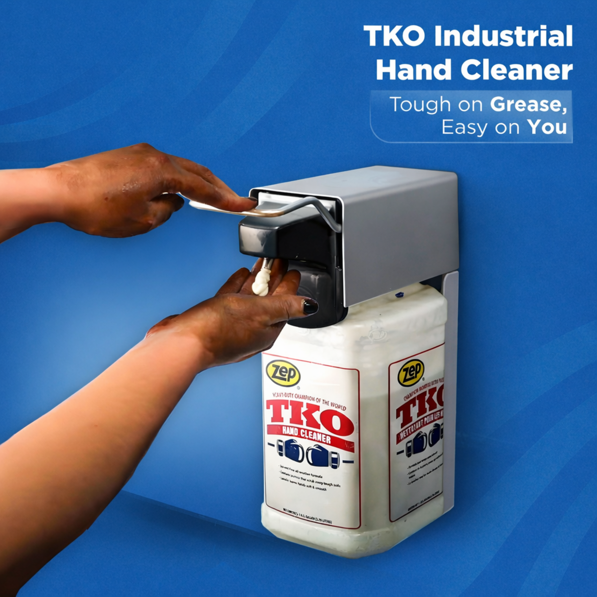 Zep TKO Hand Cleaner – Its Solvent-Free Formula Scrubs Away Tough Zep TKO Hand Cleaner – Its Solvent-Free Formula Scrubs Away Tough