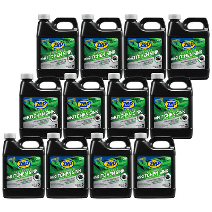 Zep Advanced Kitchen Sink Drain Opener Gel – Works in Standing Water – 32 oz