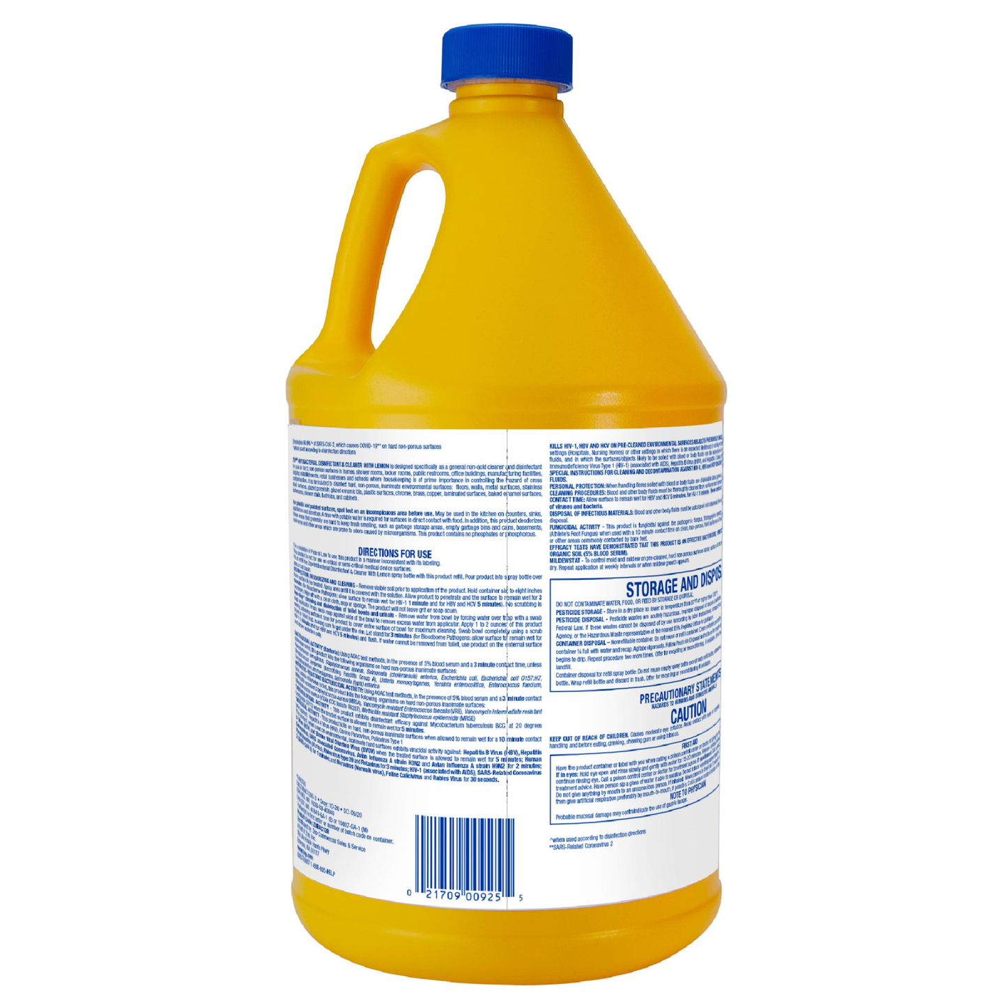 Antibacterial Disinfectant Cleaner with Lemon - 1 Gallon