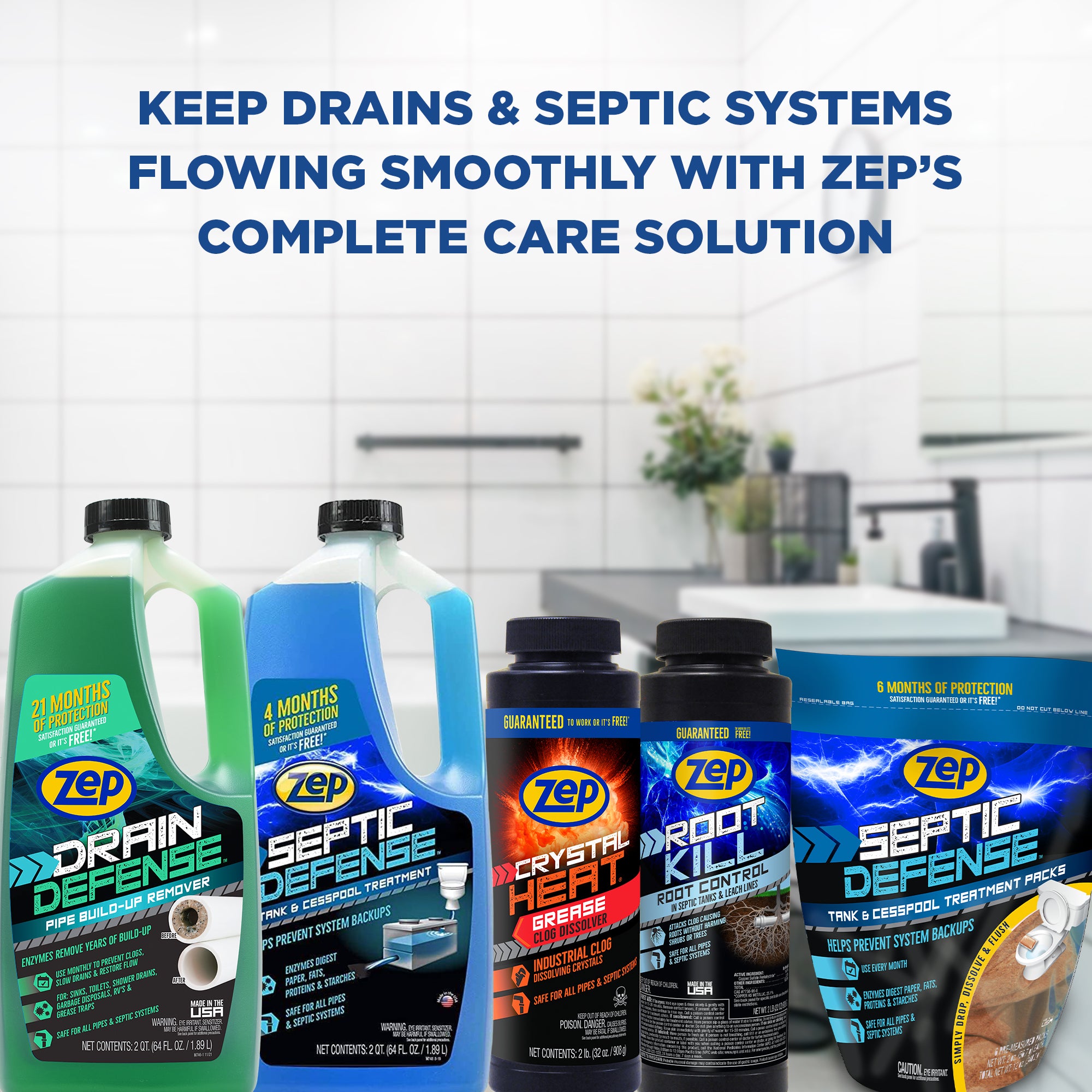 bensepteページ Septic Defense Septic System Treatment Packs – Zep Inc.