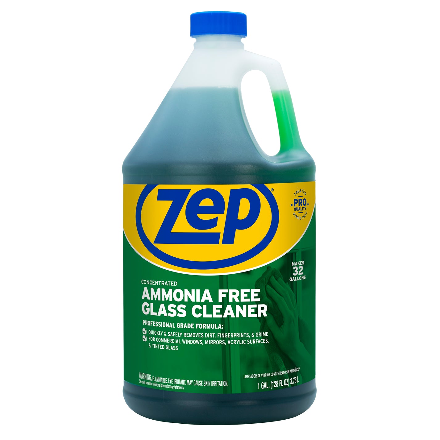 Zep Concentrated Ammonia Free Glass Cleaner – Streak-Free Shine Withou ...