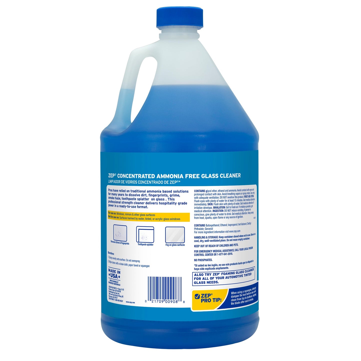 Streak-Free Glass Cleaner 1 Gallon