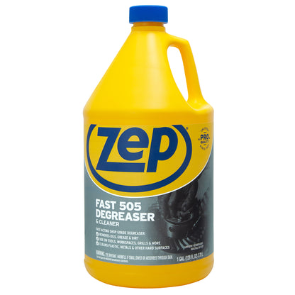 Zep Fast 505 Degreaser & Cleaner Removes Grease Fast – 32 oz (Case of 2) with Zep Fast 505 Cleaner and Degreaser - 1 Gallon (Case of 2) Bundle