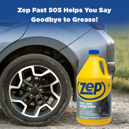 Zep Fast 505 Cleaner and Degreaser – Removes Grease Fast – 1 Galllon