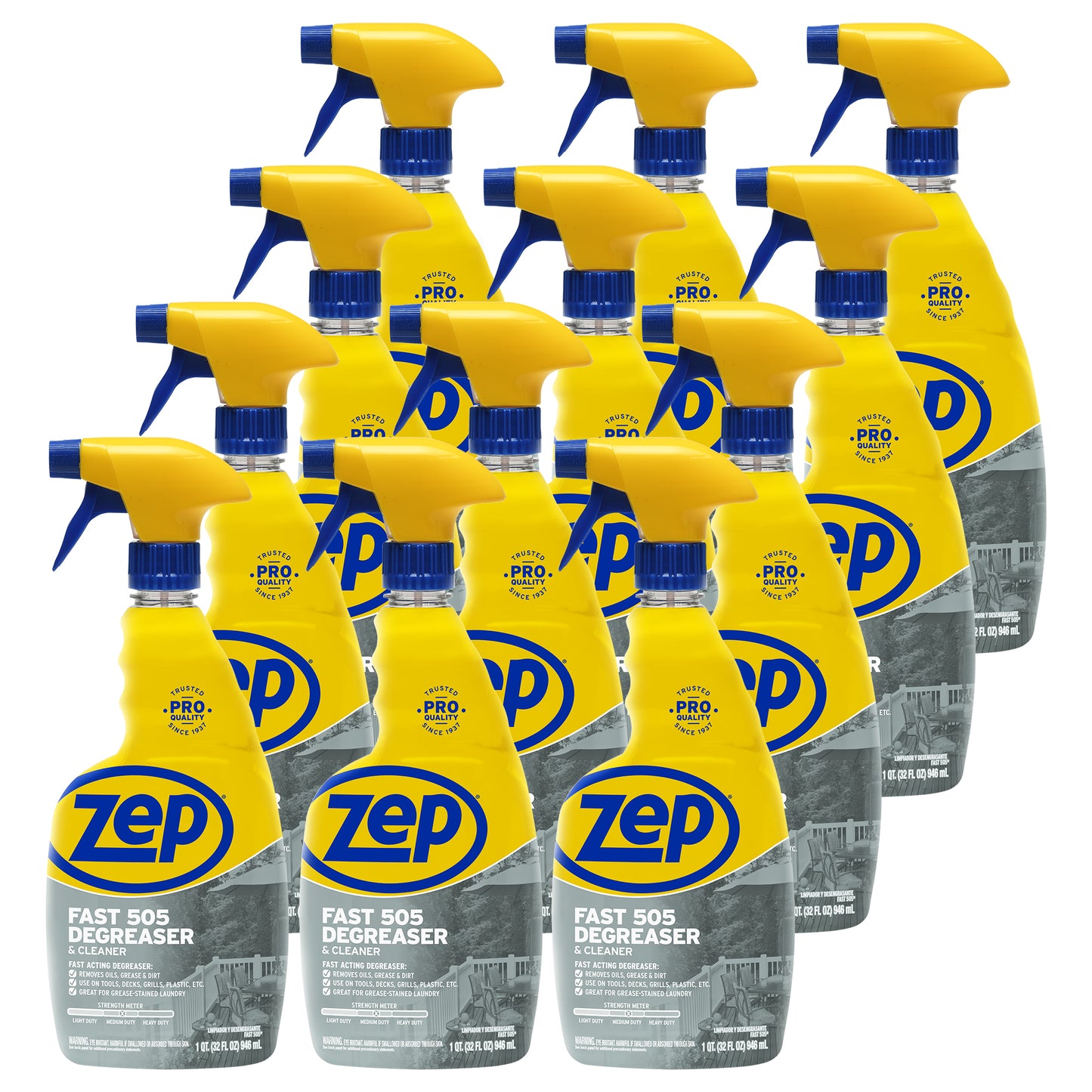 Zep Fast 505 Cleaner and Degreaser – Removes Grease Fast – 32 oz.