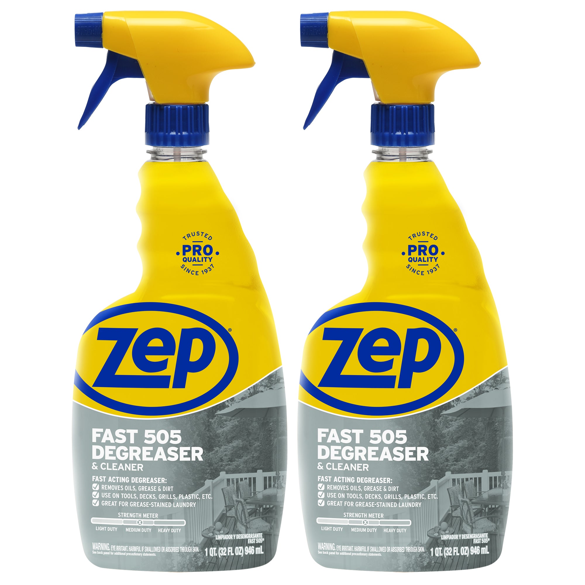 Zep Fast 505 Cleaner and Degreaser – Removes Grease Fast – 32 oz