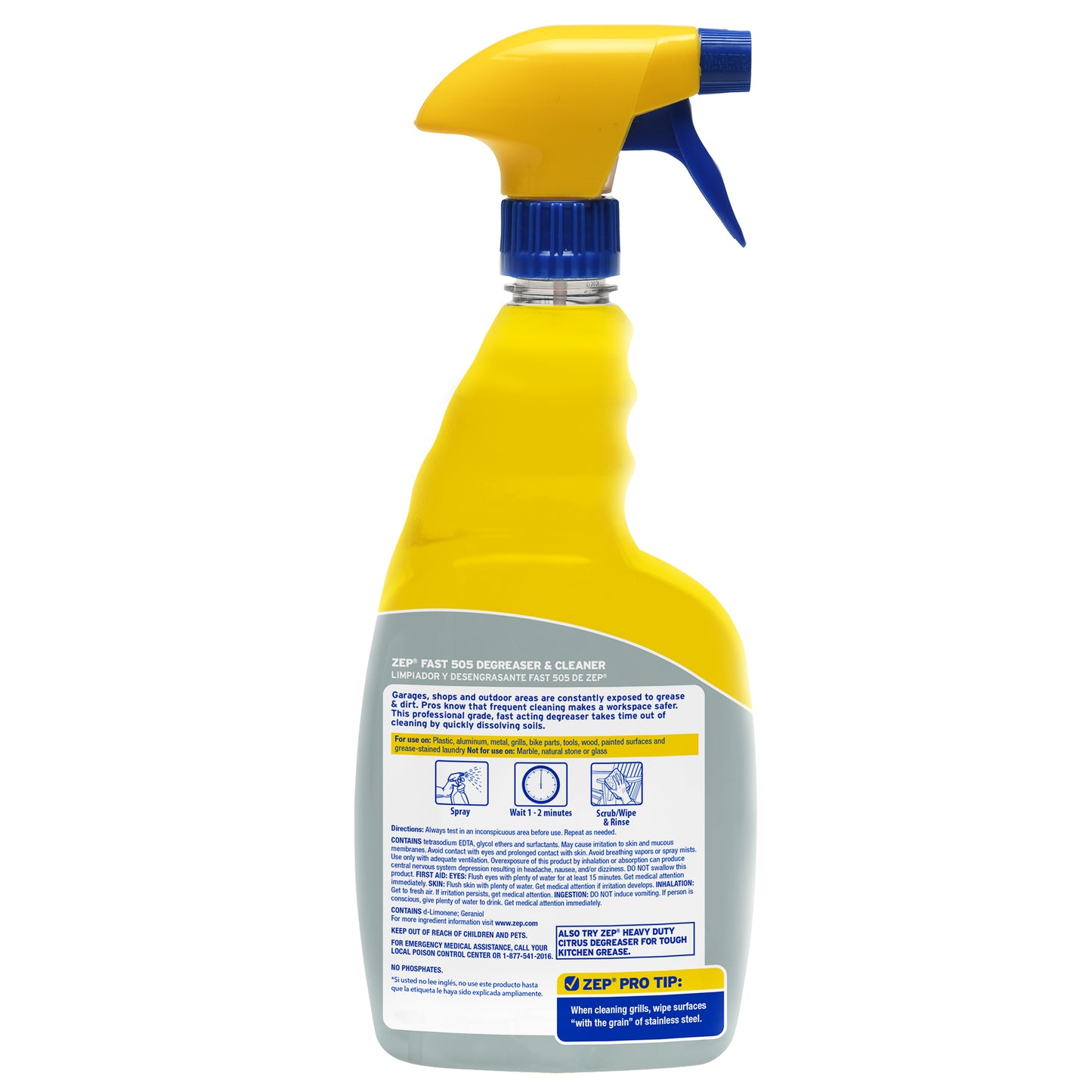 Zep Fast 505 Cleaner and Degreaser – Removes Grease Fast – 32 oz.