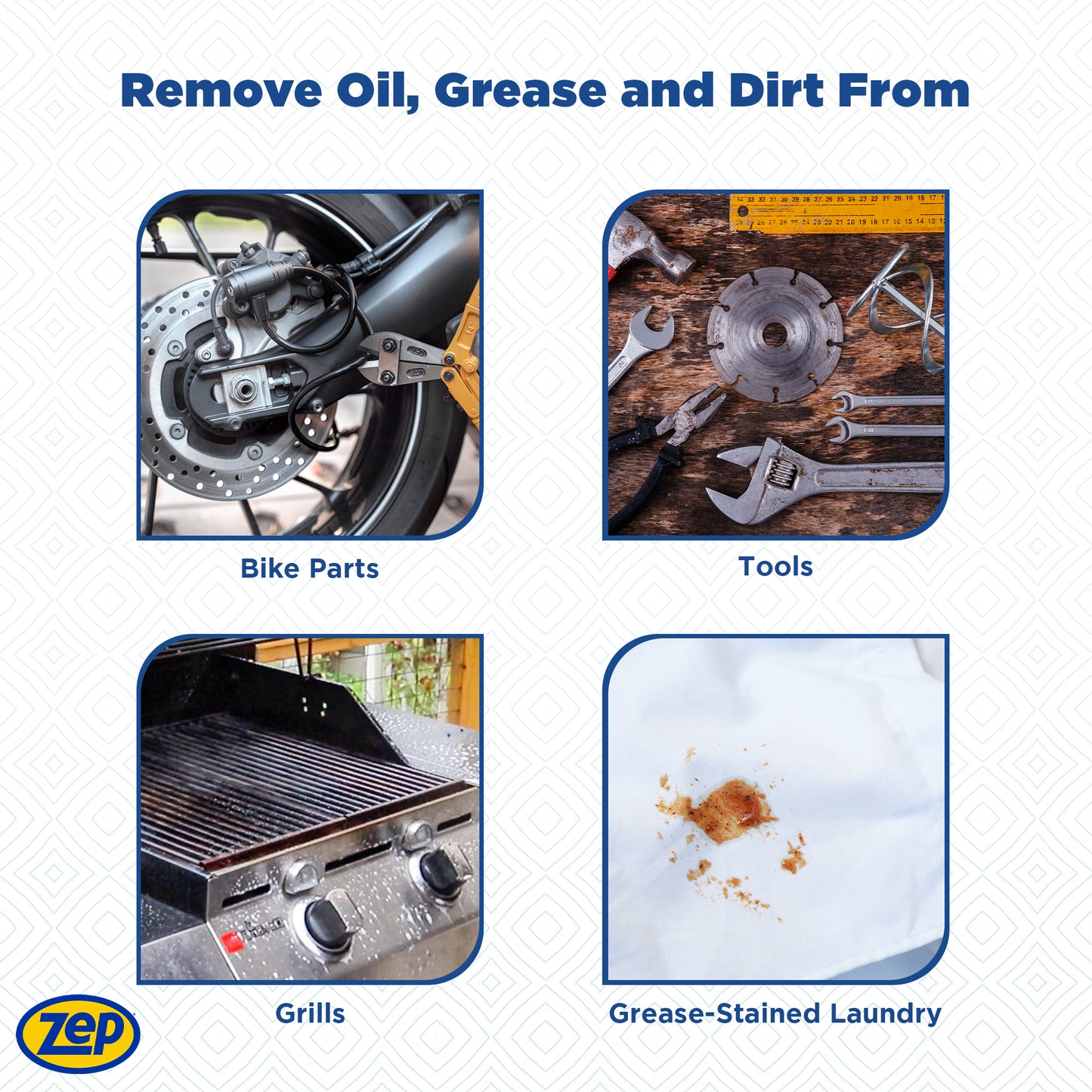 Zep Fast 505 Degreaser & Cleaner Removes Grease Fast – 32 oz (Case of 2) with Zep Fast 505 Cleaner and Degreaser - 1 Gallon (Case of 2) Bundle