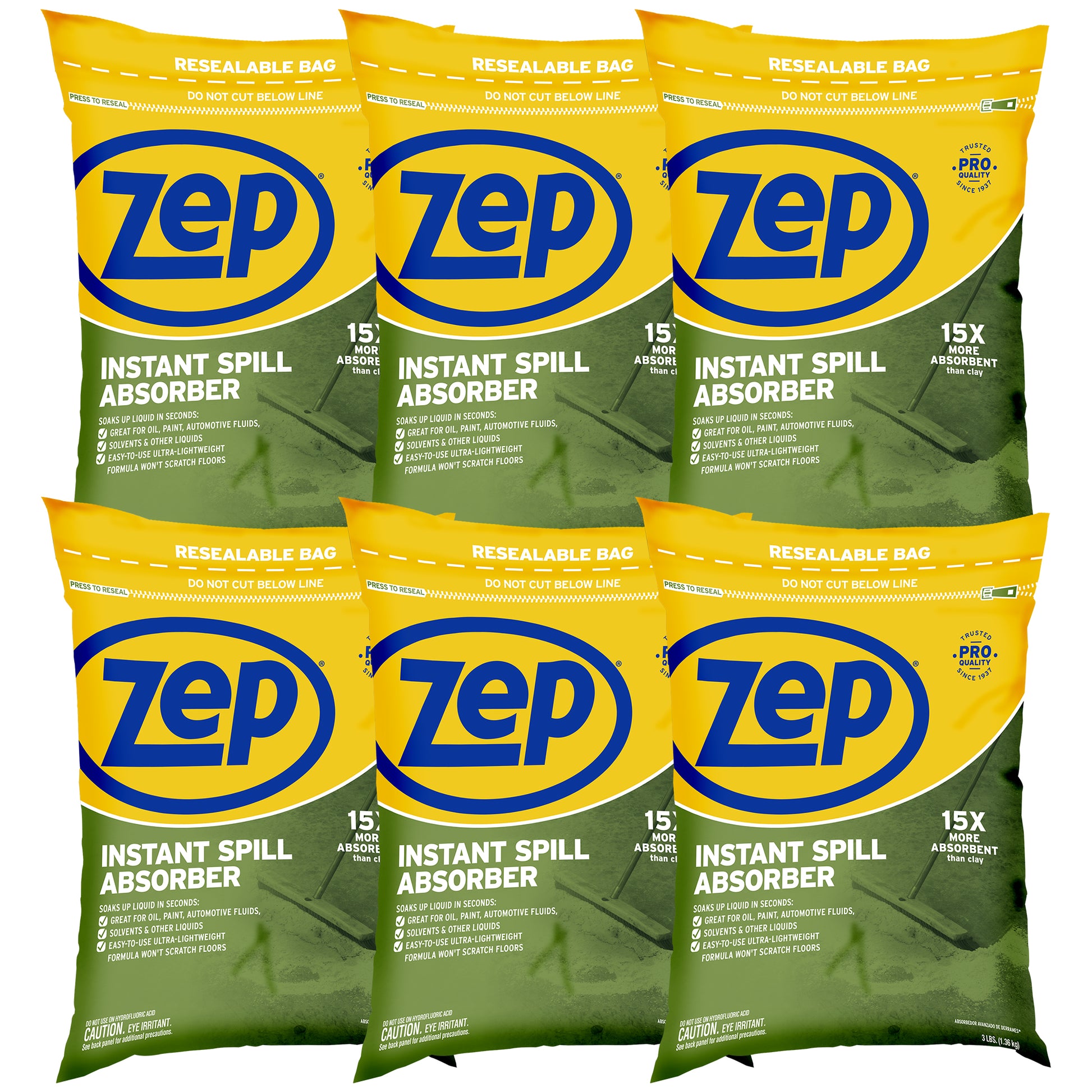 Zep Instant Spill Absorber - 3 lbs Zep Inc. Zep Instant Spill Absorber - 3 lbs Zep Inc.