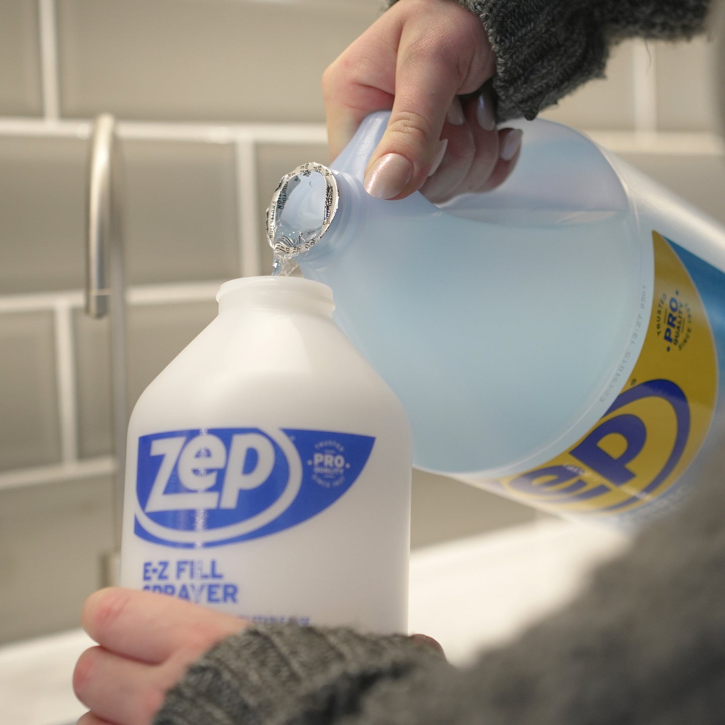 Zep Neutral pH Floor Cleaner Concentrate 1 Gal and Zep Air & Fabric Odor Eliminator 1 Gal