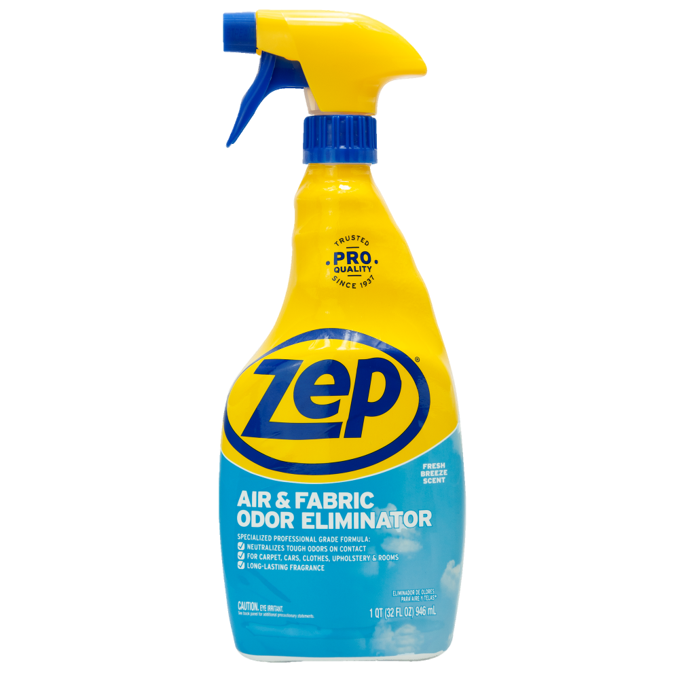 Zep Air & Fabric Odor Eliminator – Neutralizes Pet Odors – 32 oz.