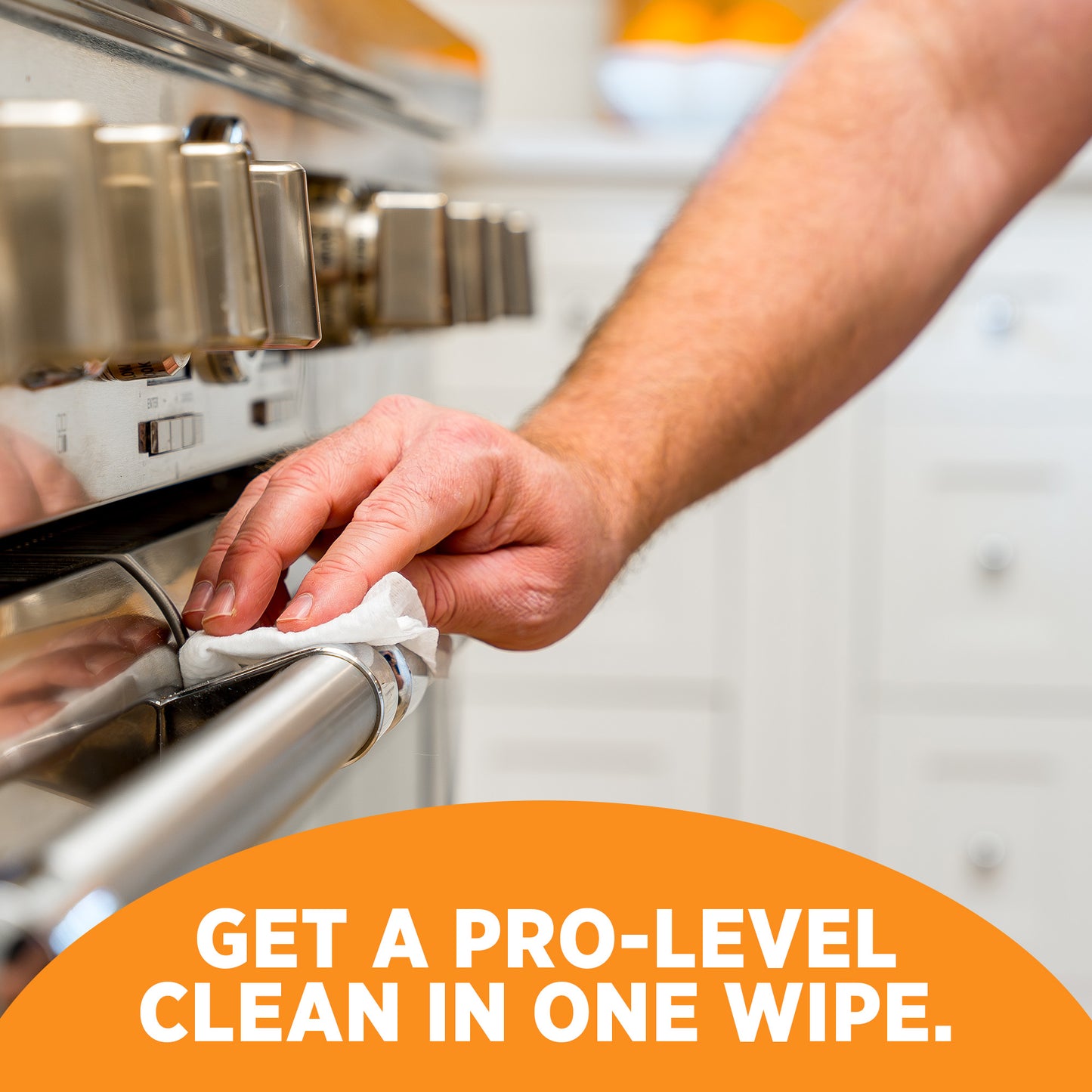 Zep Citrus Degreaser & Cleaner Wipes - 65ct