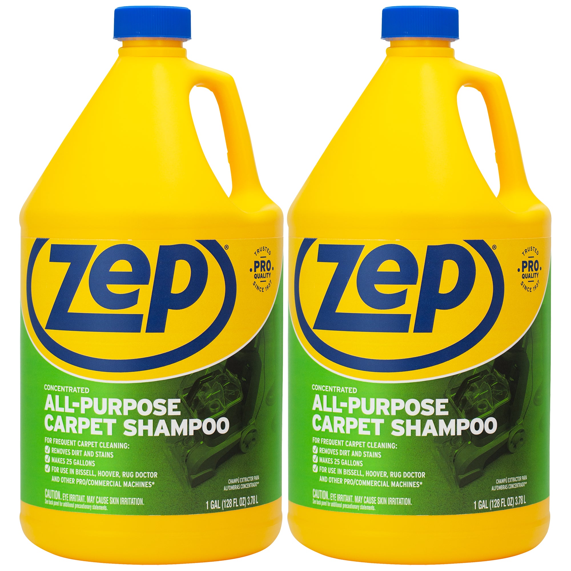 Zep Concentrated All-Purpose Carpet Shampoo – Removes Dirt and