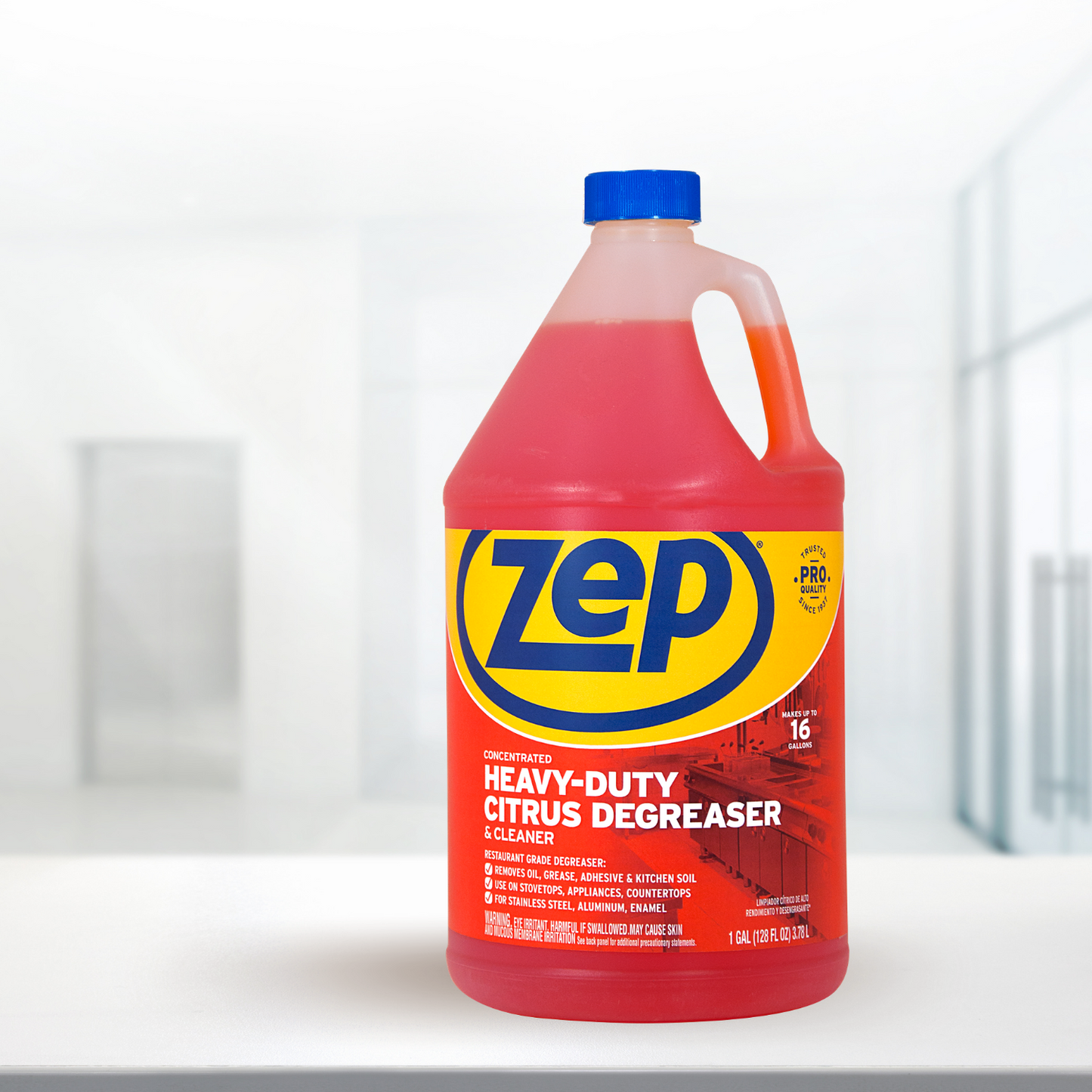 Zep Heavy-Duty Citrus Degreaser and Cleaner – Removes Grease and Grime – 1 Gallon