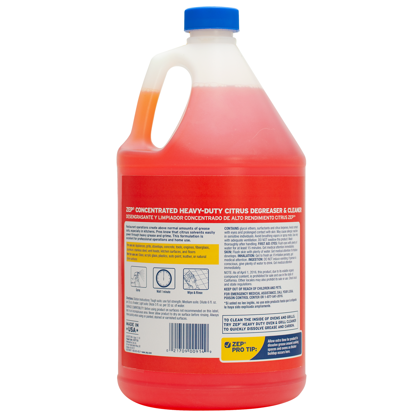 Heavy-Duty Citrus Cleaner and Degreaser - 1 Gallon