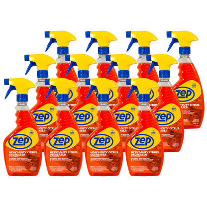 Zep Heavy-Duty Citrus Degreaser and Cleaner Spray - 24 oz