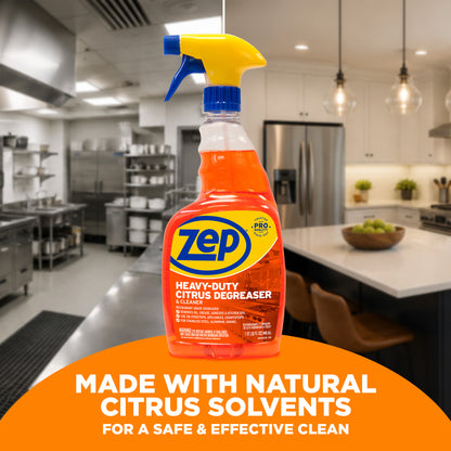 Zep Heavy-Duty Citrus Degreaser and Cleaner Spray - 32 oz