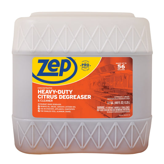 Zep Heavy-Duty Citrus Degreaser and Cleaner – Removes Grease and Grime – 3.5 Gallon