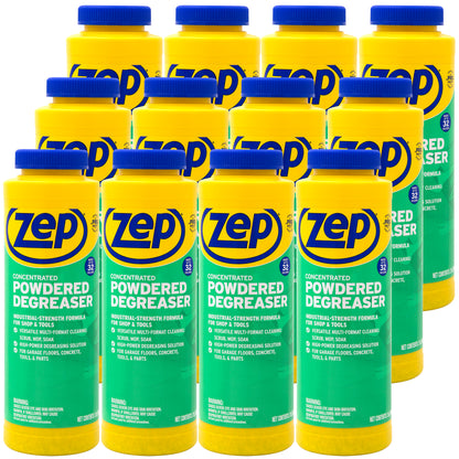 Zep Concentrated Powdered Degreaser -  Removes Oil, Grease & Grime  - 256 oz