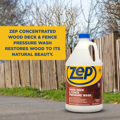 Wood Deck and Fence Pressure Wash Cleaner Concentrate - 1 Gallon