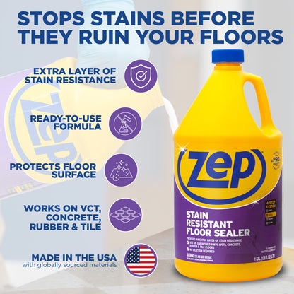 Zep Stain Resistant Floor Sealer - 1 Gallon