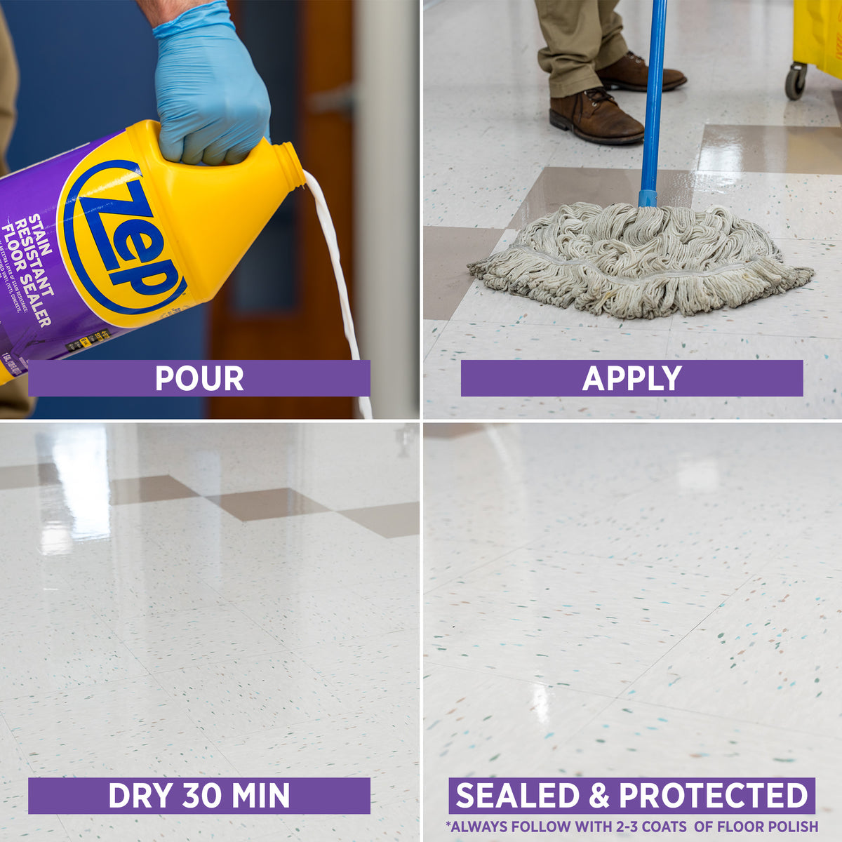 Zep Stain Resistant Floor Sealer - 1 Gallon