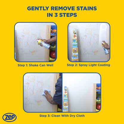 Zep Foaming Wall Cleaner – Multi-Surface Stain Remover – 18 oz.