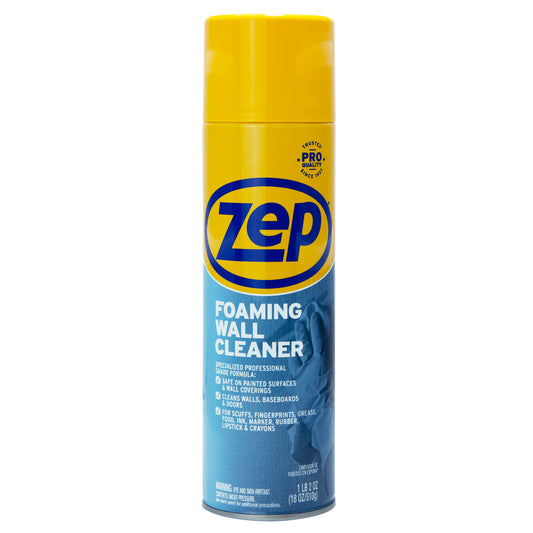 Zep Foaming Wall Cleaner – Multi-Surface Stain Remover – 18 oz.