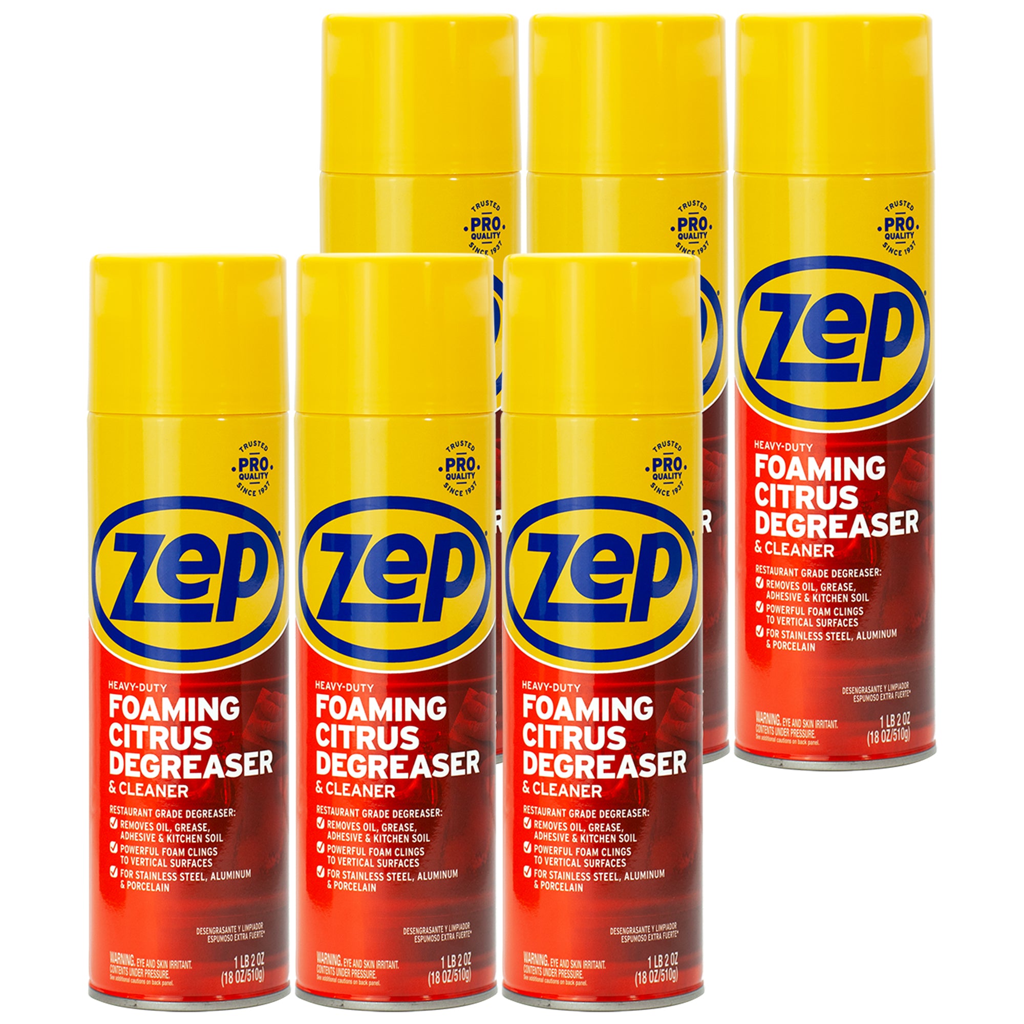 Zep Heavy-Duty Foaming Citrus Degreaser & Cleaner – Foaming Indoor