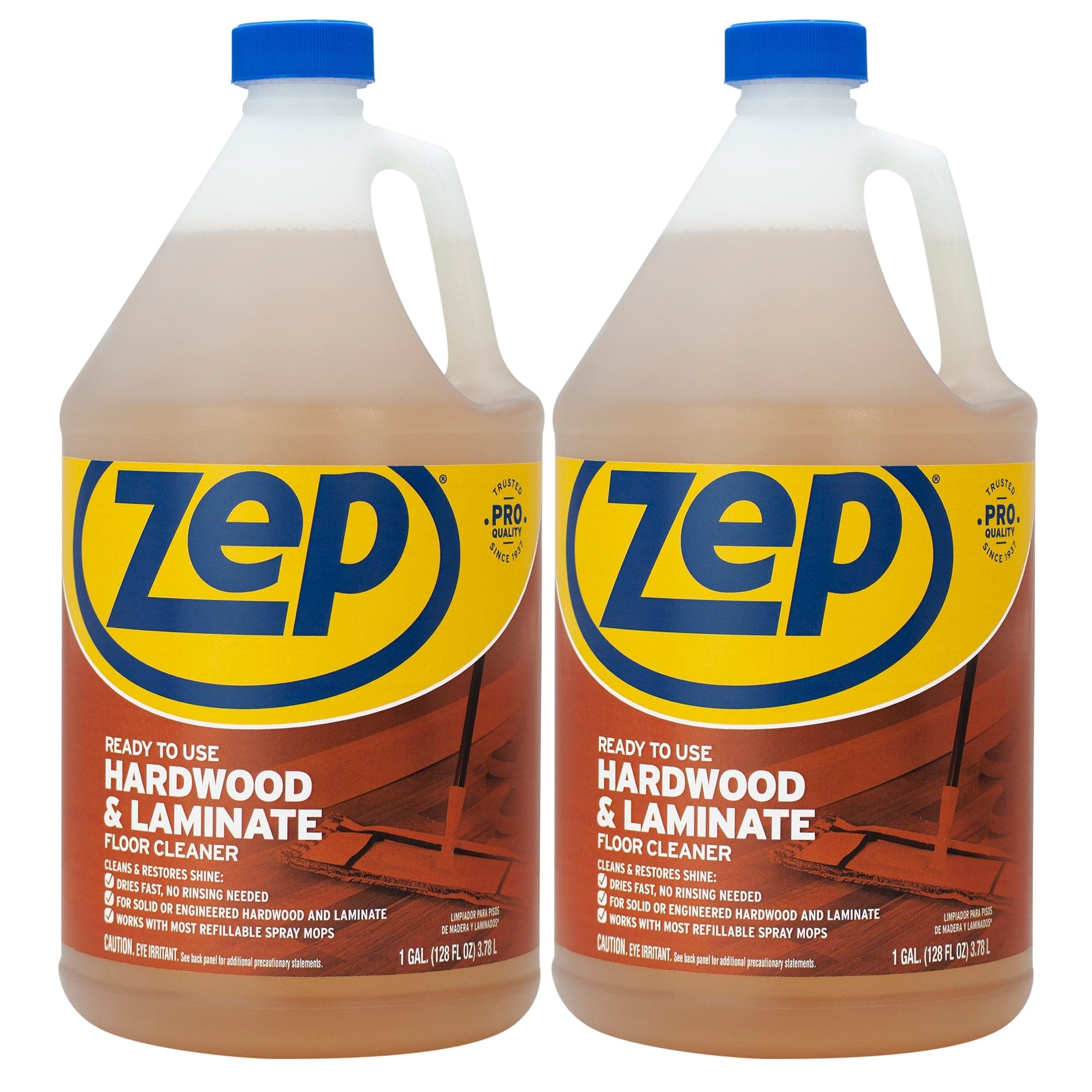 ZEP 1 Gallon Hardwood and Laminate Floor Cleaner ZUHLF128 - The