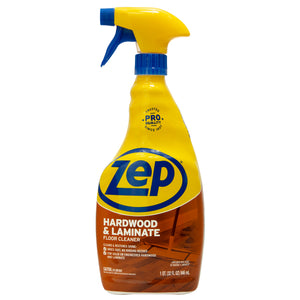 Zep Hardwood & Laminate Floor Cleaner – No Rinse, Streak-Free – 32 oz.