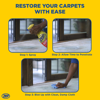 Zep High Traffic Carpet Spot Remover & Cleaner – Enzymatic Stain Remover – 32 Oz.