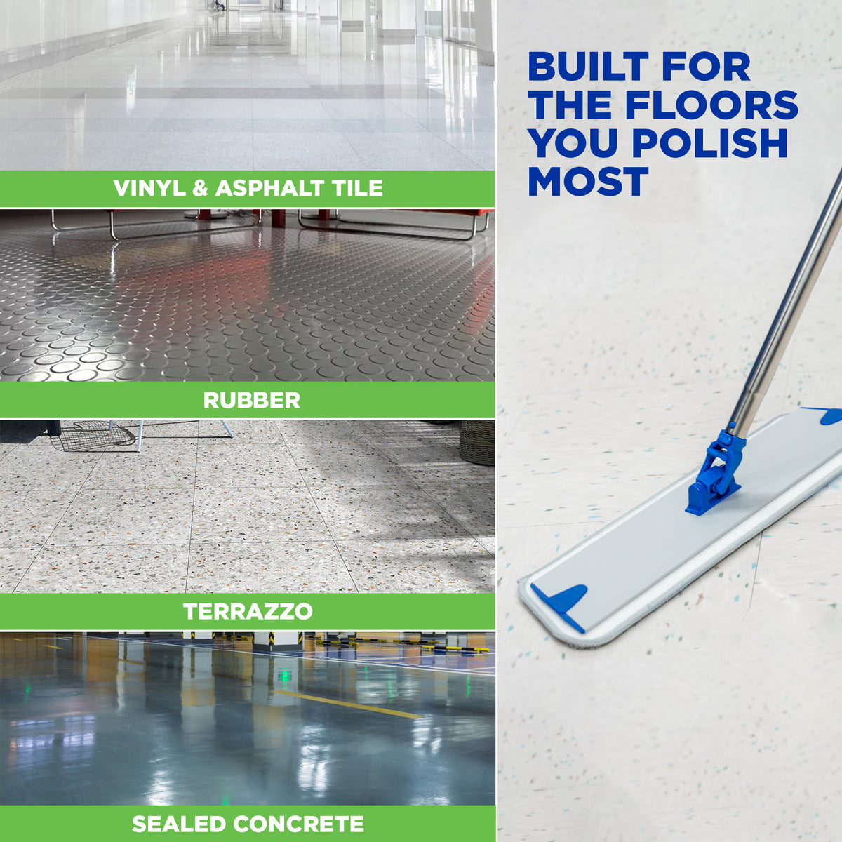 Zep High Traffic Floor Polish – Scuff Resistant Floor Shine – 1 Gallon