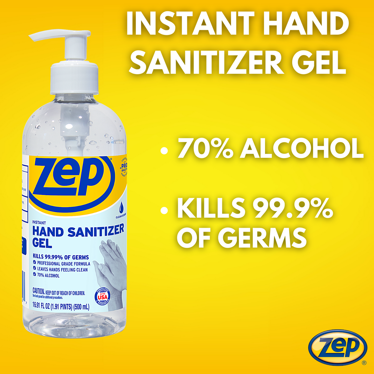 Instant Hand Sanitizer Gel - 16.9 oz.