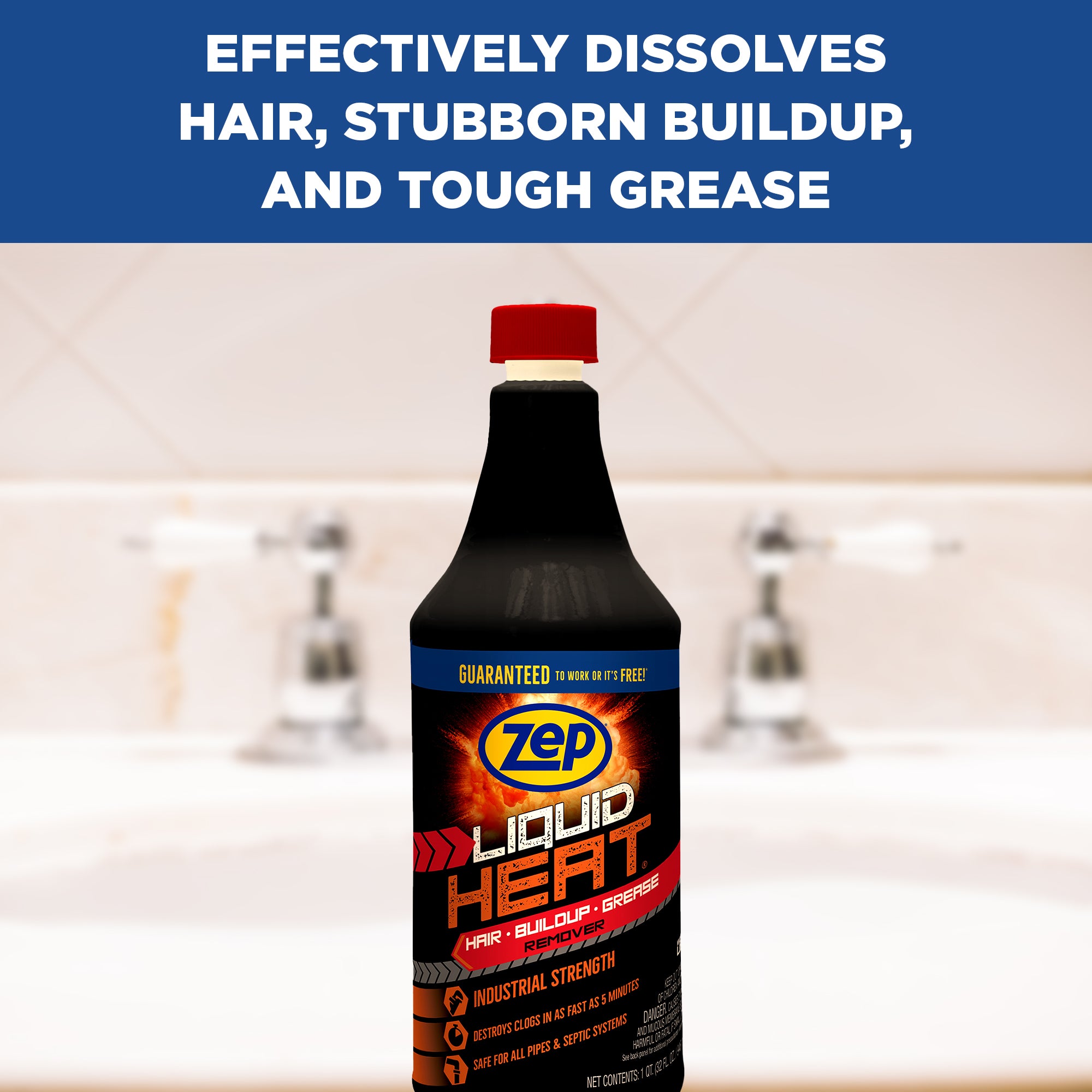 Liquid Heat Drain Opener - 32 Fl. Oz. – Zep Inc.